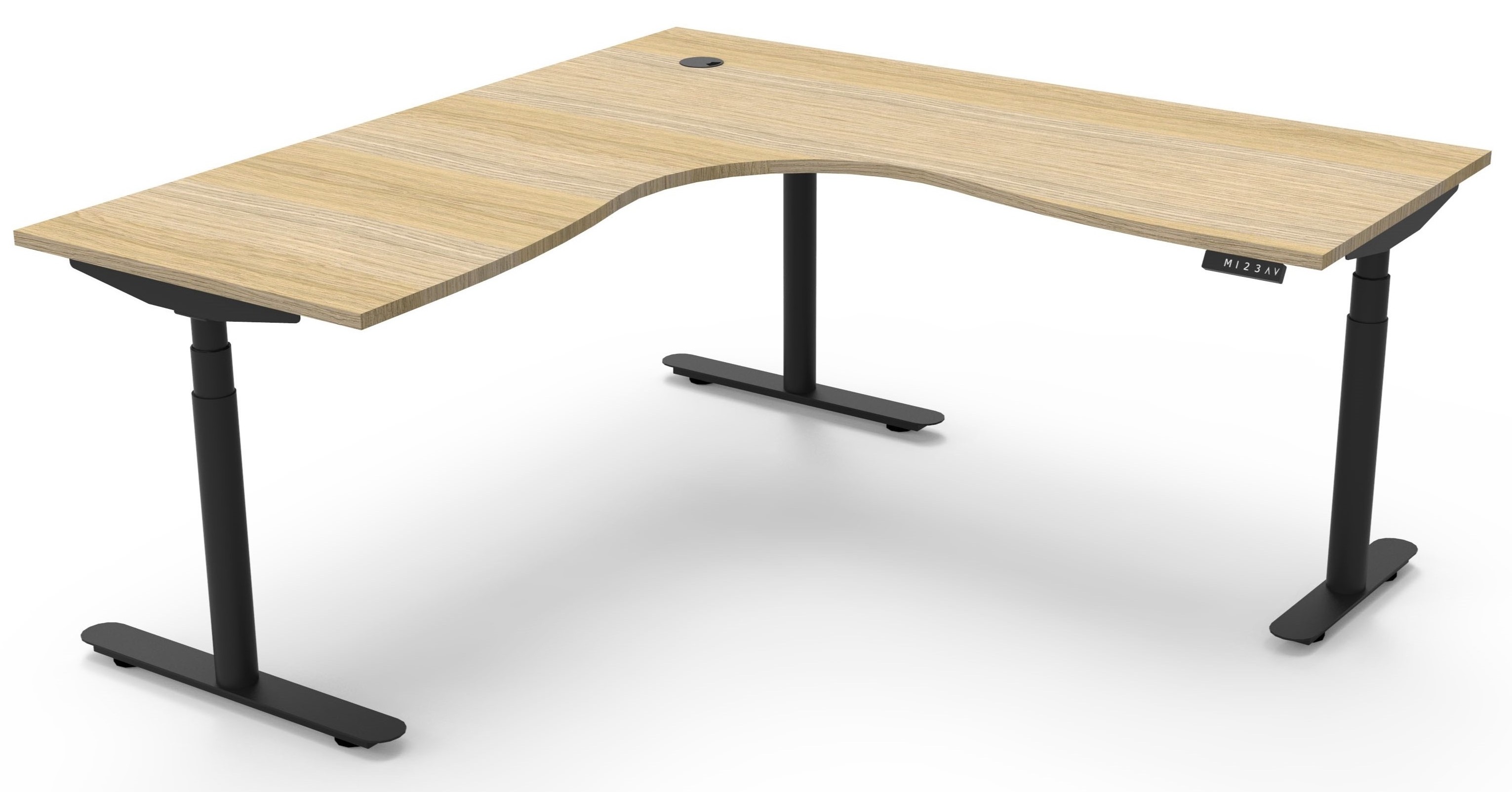 Halo+ Height Adjustable Corner Desk